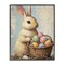 Stupell Industries Easter Bunny Basket Framed Giclee By Franklyn Gregory